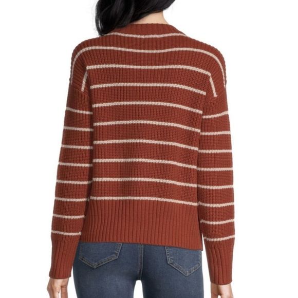 Ana Toffee Striped Sweater Sz XXL - Picture 11 of 12